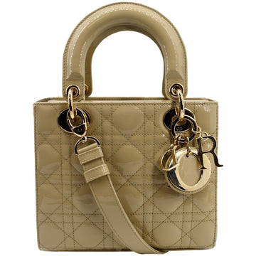 CHRISTIAN DIOR Lady Dior Small New 1:1 Rep Leather Shoulder Bag Beige