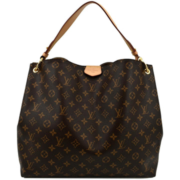 LOUIS VUITTON Graceful MM Monogram Canvas Hobo Bag Brown - Hot Deals