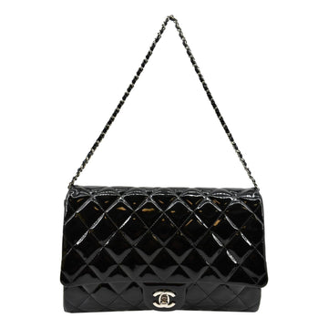CHANEL Timeless Classic Flap New 1:1 Rep Leather Shoulder Bag Black 17867021