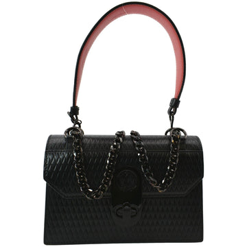 CHRISTIAN LOUBOUTIN Women Elisa Mini Leather Shoulder Bag Black