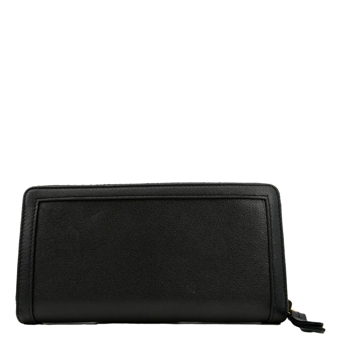 GUCCI Diana Continental Zip Around Leather Wallet Black 658634
