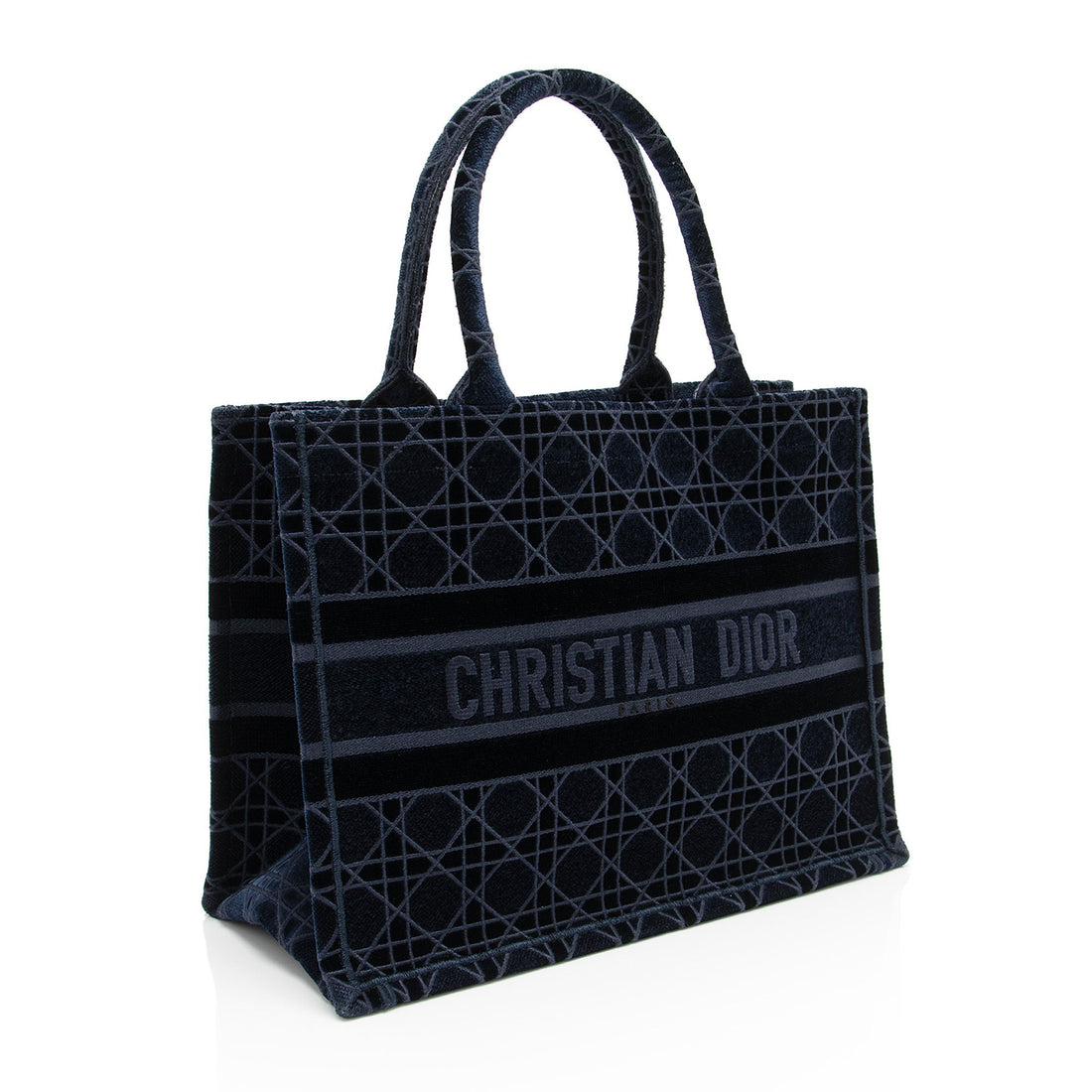 Dior Velvet Cannage Medium Book Tote