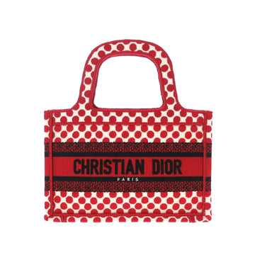 Dior DiorAmour Mini Embroidered Canvas Dots Book Tote