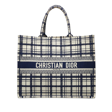 Dior Large Check n Dior Book Tote