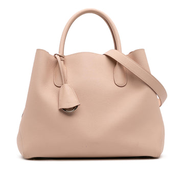 Dior Large Supple Grained Calfskin Open Bar Tote