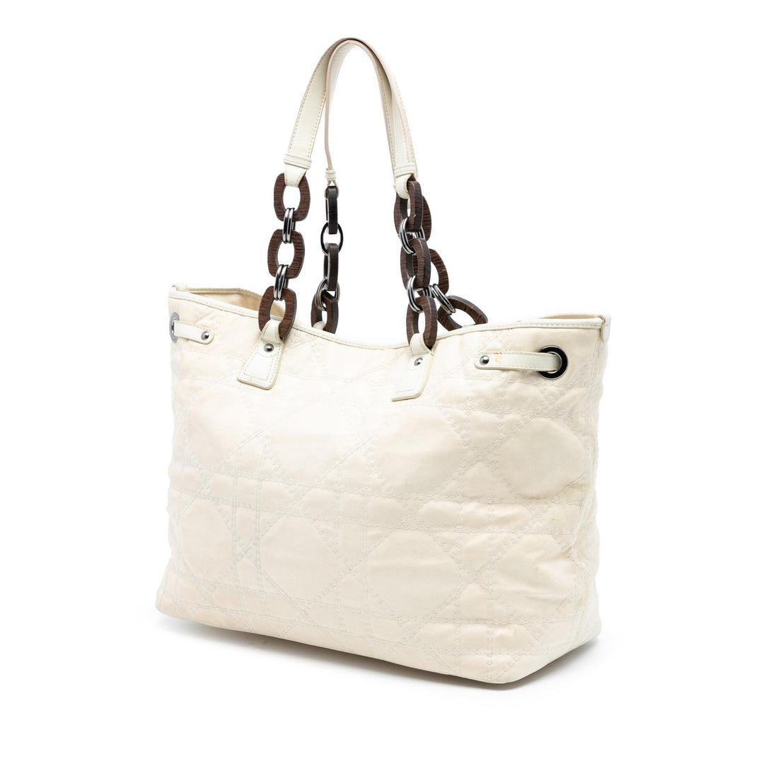 Dior Medium Coated Canvas Cannage Panarea Tote