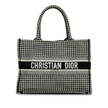 Dior Medium Houndstooth Book Tote (SHG-pPdPtp)