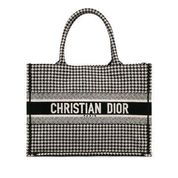 Dior Medium Houndstooth Book Tote (SHG-BUCCPt)