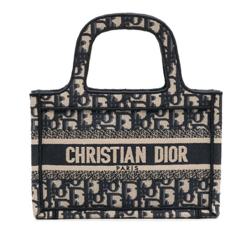 Dior Mini Oblique Canvas Book Tote