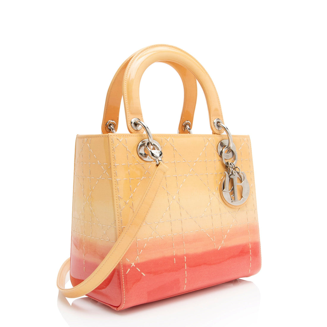 Dior 1:1 Rep Leather Ombre Lady Dior Medium Tote