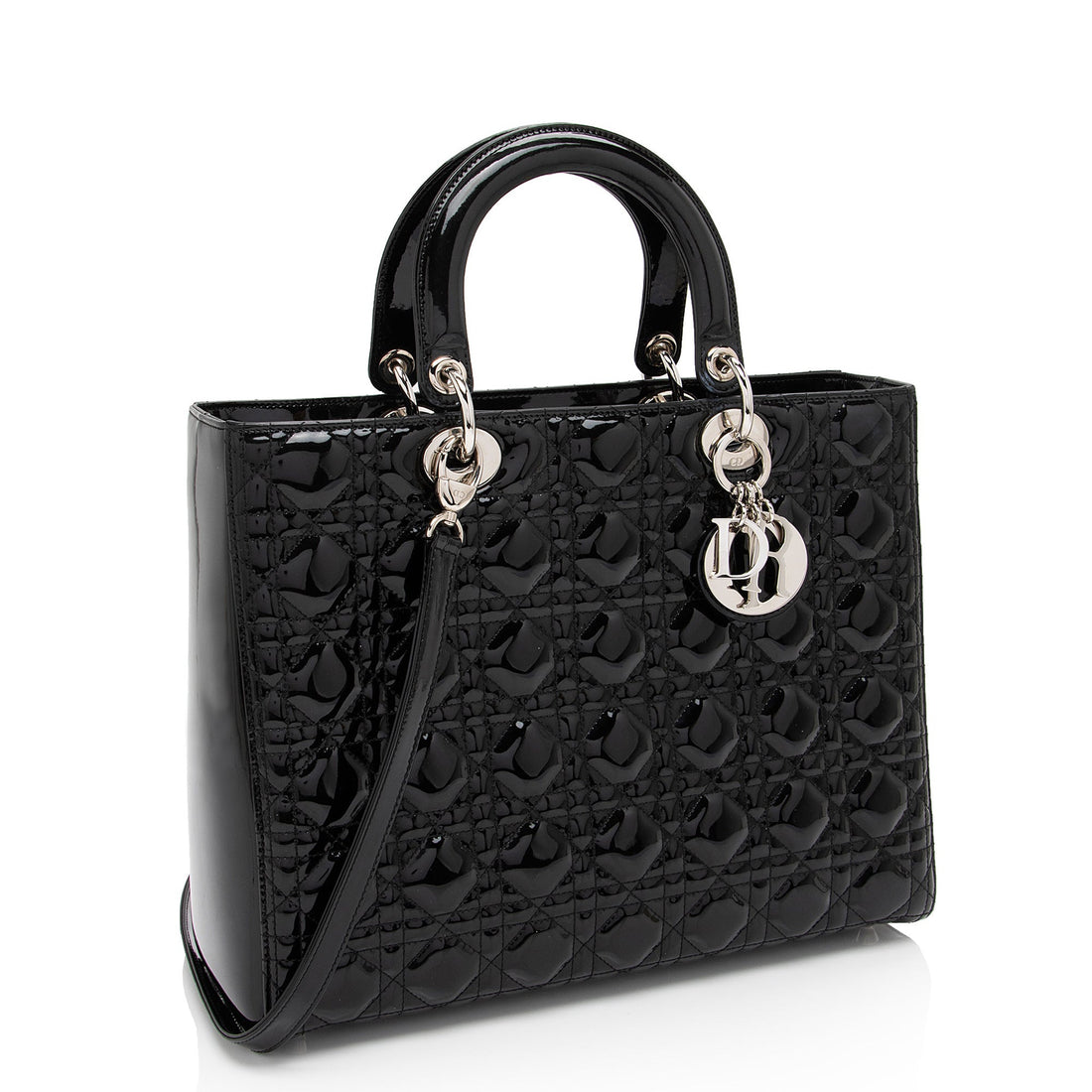 Dior 1:1 Rep Leather Lady Dior Large Tote (SHF-DomNwp)