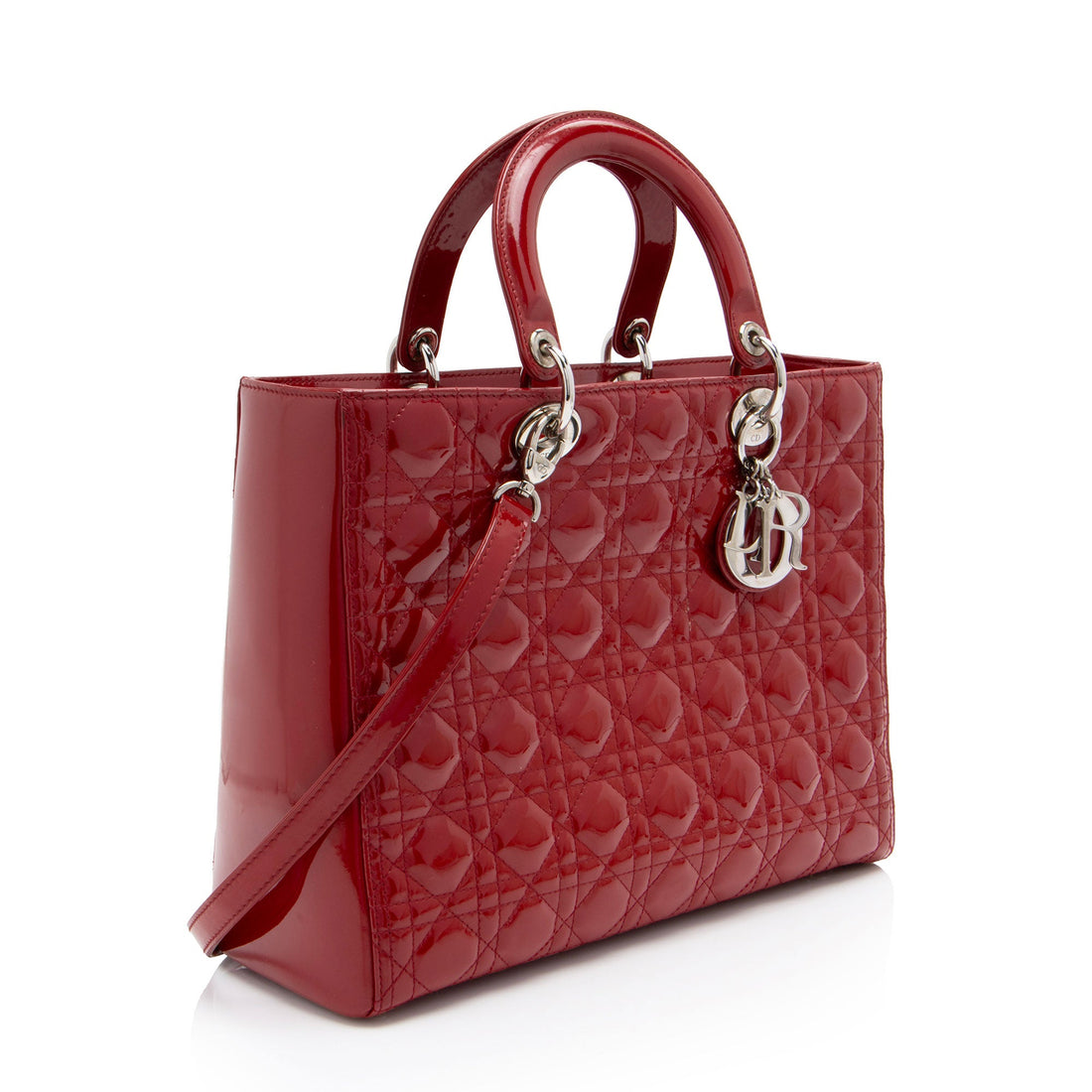 Dior Cannage 1:1 Rep Leather Lady Dior Large Tote