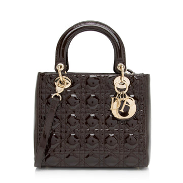 Dior 1:1 Rep Leather Lady Dior Medium Tote (SHF-c6eBWA)