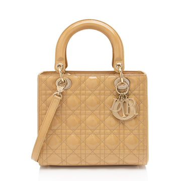 Dior 1:1 Rep Leather Lady Dior Medium Tote (SHF-8qfooJ)