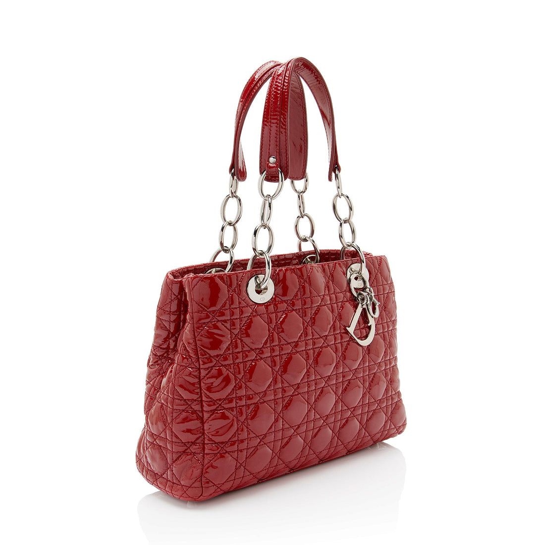 Dior 1:1 Rep Leather Soft Cannage Lady Dior Small Shopping Tote (SHF-vm0Byx)