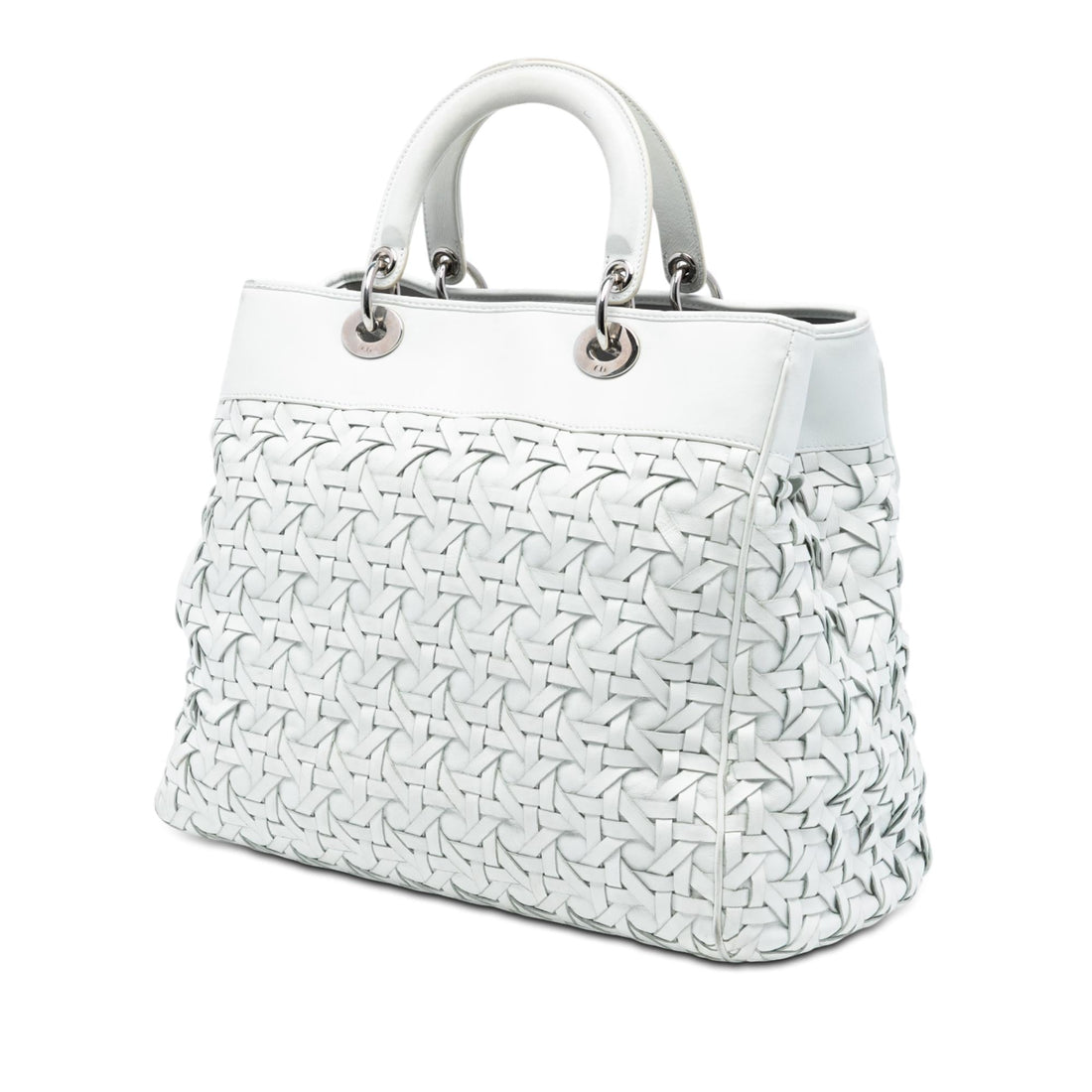 Dior Woven Lambskin Lady Dior Avenue Tote