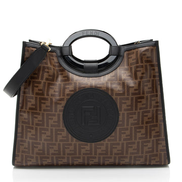 Fendi FF Coated Canvas 1974 Runaway Shopper Tote