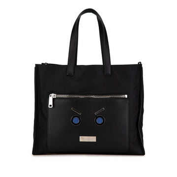 Fendi Large Nylon Fendi Faces Tote