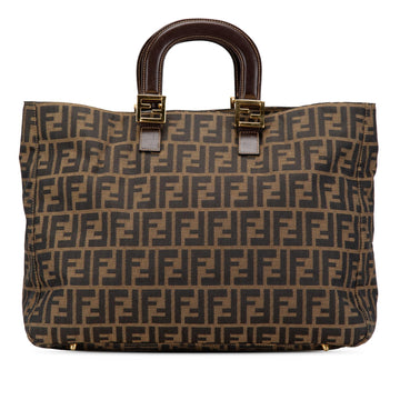 Fendi Large Zucca Canvas Twins Tote