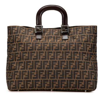 Fendi Large Zucca Canvas Twins Tote