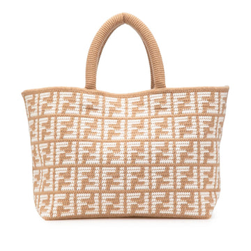 Fendi Large Zucca Cashmere Shopper Tote