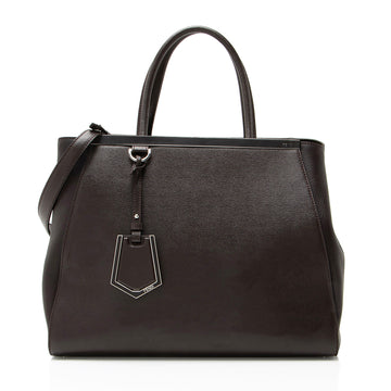 Fendi Leather 2Jours Medium Tote