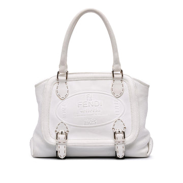 Fendi Leather Selleria Messalina Tote
