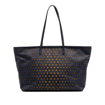 Fendi Medium Coated Canvas Laser Cut Star Roll Tote