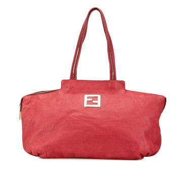 Fendi Medium Leather Chains Tote