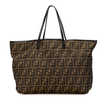 Fendi Medium Zucca Canvas Roll Tote
