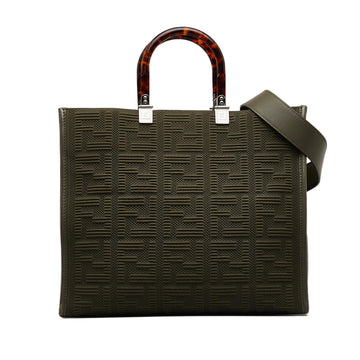 Fendi Medium Zucca Sunshine Shopper Tote