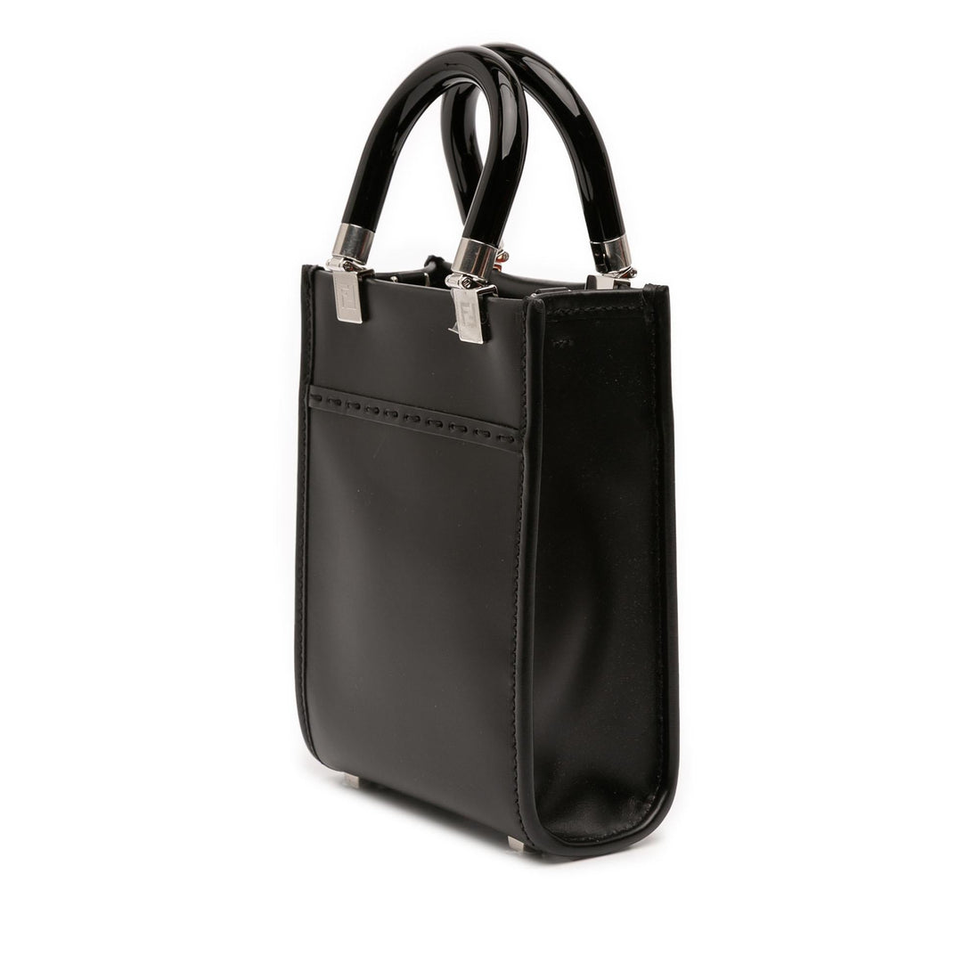 Fendi Mini Leather Sunshine Shopper Tote