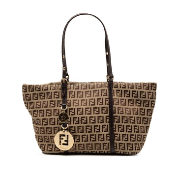 Fendi Mini Zucchino Canvas Superstar Tote
