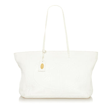 Fendi Selleria Embossed Leather Tote Bag (SHG-34464)