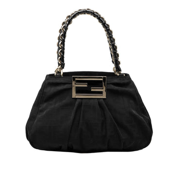 Fendi Small Zucca Canvas Mia Chain Tote
