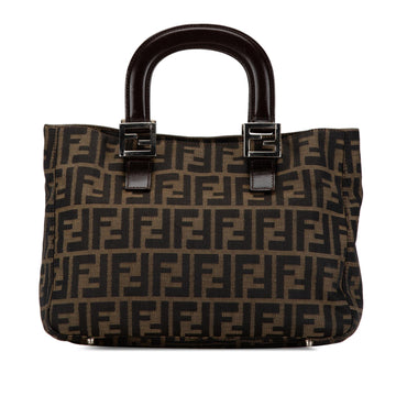 Fendi Small Zucca Canvas Twins Tote (SHG-BIvHMx)