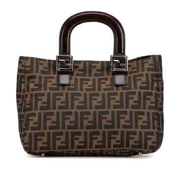 Fendi Small Zucca Canvas Twins Tote