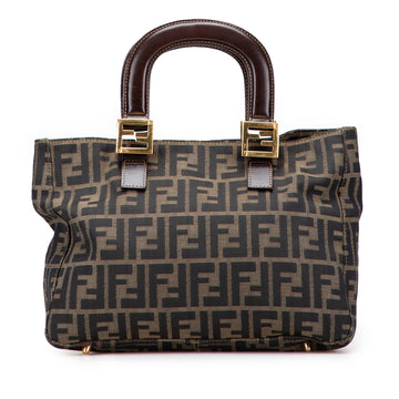 Fendi Small Zucca Canvas Twins Tote