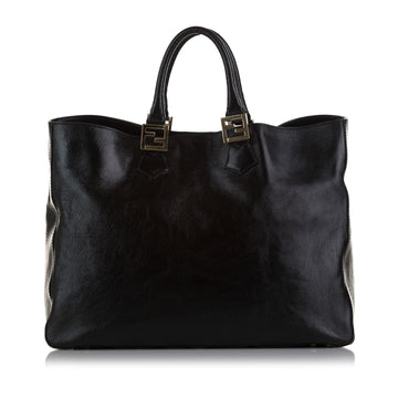 Fendi Twins Leather Tote Bag (SHG-5TD57t)