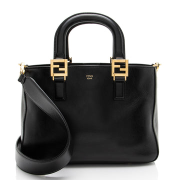 Fendi Vitello Glacier Small Tote