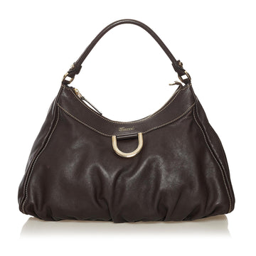 Gucci Abbey D-Ring Leather Shoulder Bag (SHG-34346)