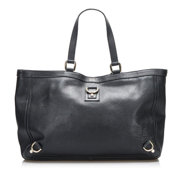 Gucci Abbey D-Ring Leather Tote (SHG-qhPuxB)
