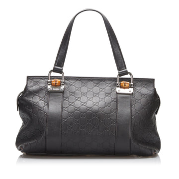 Gucci Bamboo Bar Guccissima Satchel (SHG-5c7shZ)