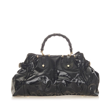 Gucci Bamboo Dialux Pop Handbag (SHG-7LYwON)