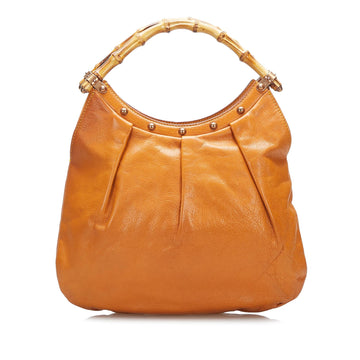 Gucci Bamboo Leather Hobo (SHG-3H4P8L)