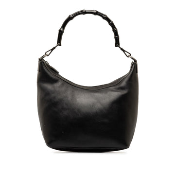 Gucci Bamboo Leather Shoulder Bag (SHG-h3pFCT)