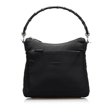 Gucci Bamboo Nylon Satchel (SHG-36702)