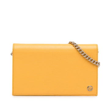 Gucci Betty Leather Wallet On Chain (SHG-MD9ycM)