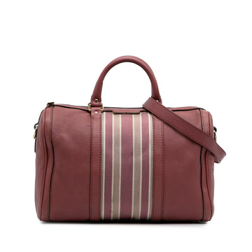 Gucci Calfskin Web Joy Boston Bag