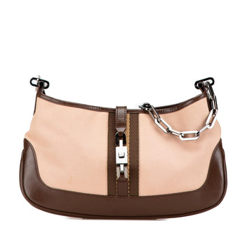 Gucci Canvas Jackie Chain Shoulder Bag